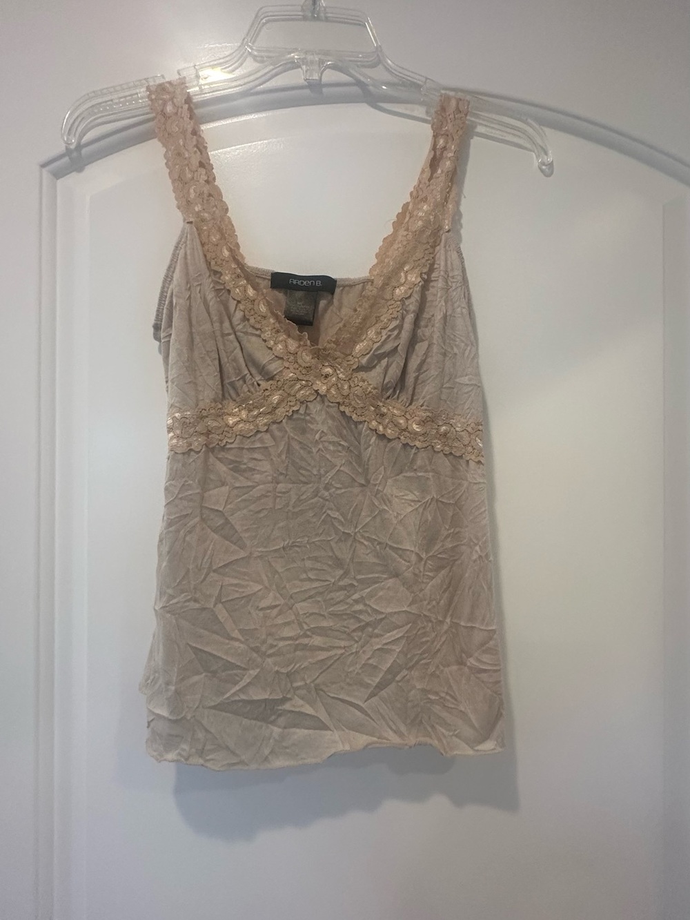 Ardene Beige Lace Trim Camisole